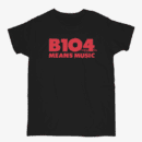 B104 means music
