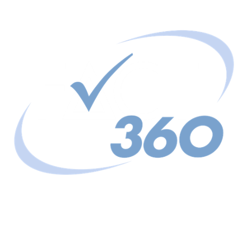 Fact360 logo with tagline